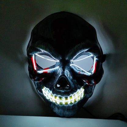 Halloween Mask LED Light Up Mask Scary Skull Ghost