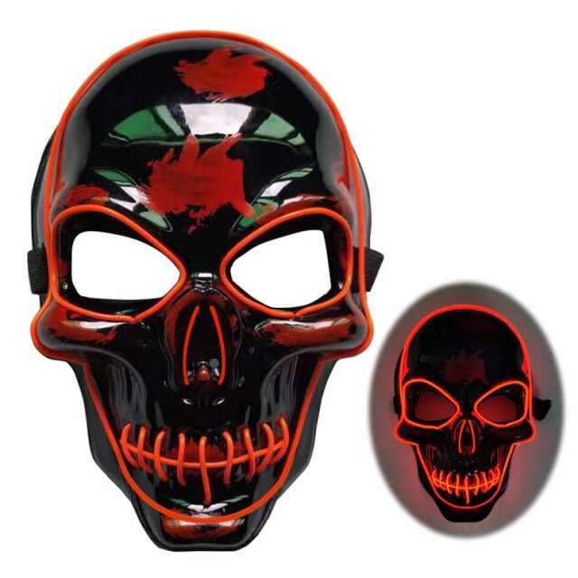 Halloween Skeleton LED Mask For Kids