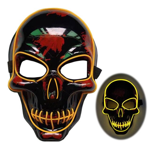 Halloween Skeleton LED Mask For Kids