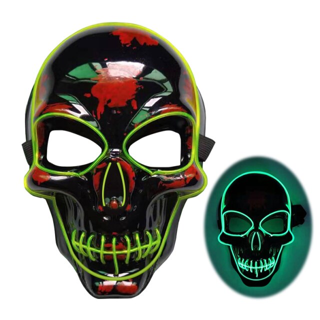 Halloween Skeleton LED Mask For Kids