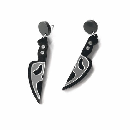 Horror Figure Earrings For Halloween