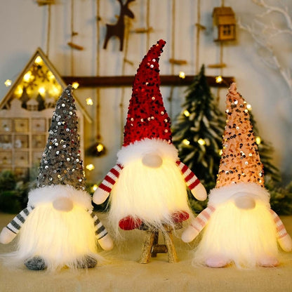 New Christmas Gnome With LED Light