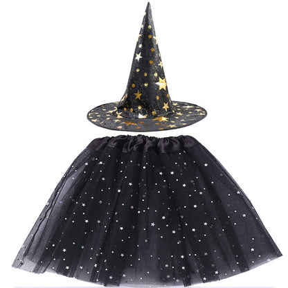 Spider Web Tutu Cobweb Skirt Witch Wizard Hat Tulle Outfits
