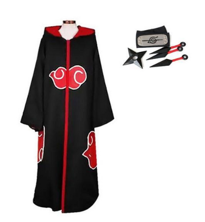 Japanese Anime Manga Akatsuki Cloak Cosplay Costume