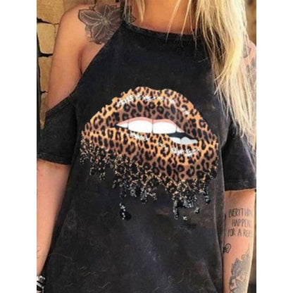 Summer Dresses Women Punk Style Loose Halter Neck
