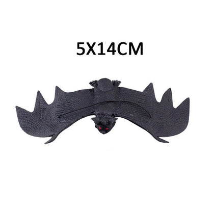 New Halloween Horrible Big Black Furry Fake Spider