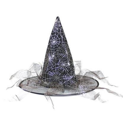 Witch Masquerade Ribbon Wizard Hat