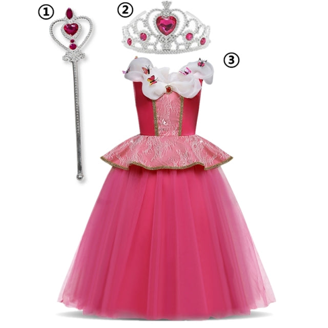 Girl Princess Cosplay Dress Drama Disguise Halloween Costumes