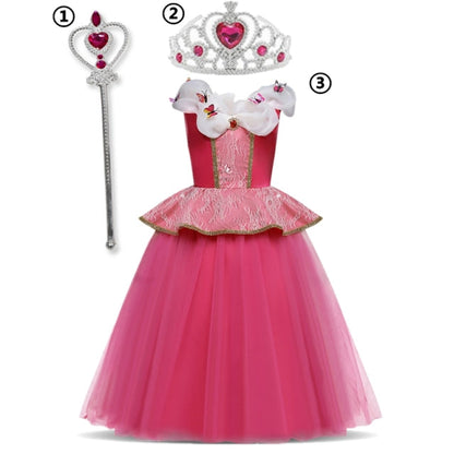 Girl Princess Cosplay Dress Drama Disguise Halloween Costumes