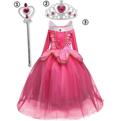 Girl Princess Cosplay Dress Drama Disguise Halloween Costumes