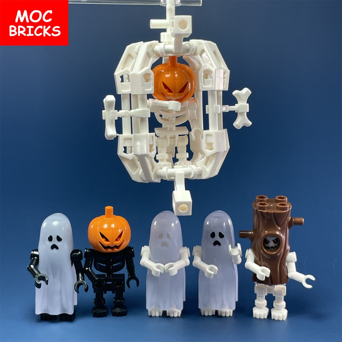 Luminous Ghost Skeleton Assembly Figurine