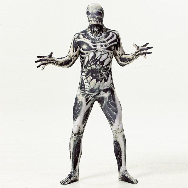 Halloween Terror Ghost Skull Cosplay Costume