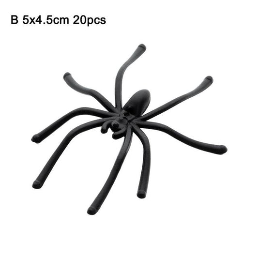 Black Spider Halloween Decoration Toy