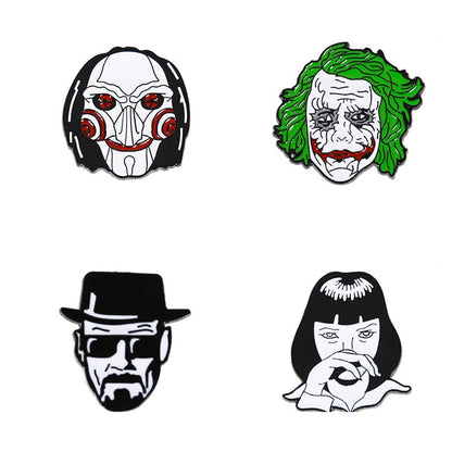 Pins Cartoon Clown Brooch Movie Avatar SAW