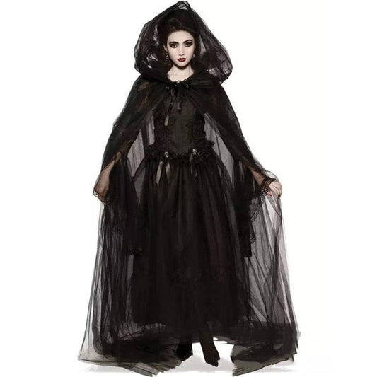 Hell Witch Devil Vampire Uniform Black Long