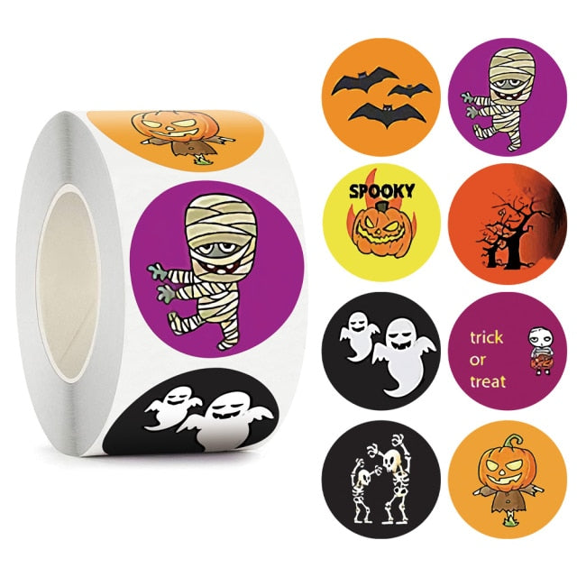 Cute Happy Halloween Stickers