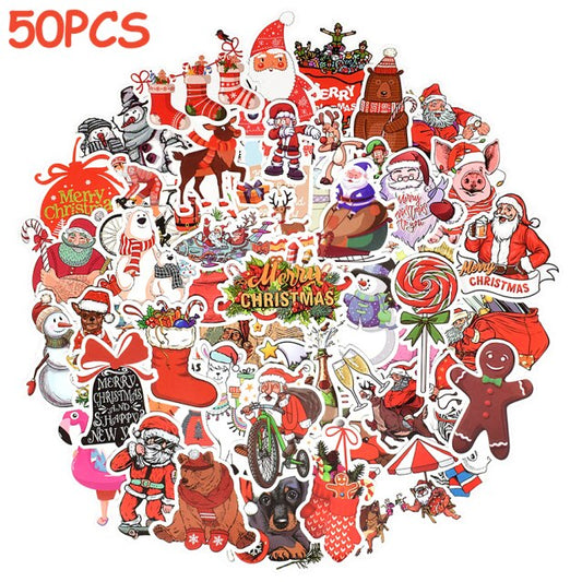 Cartoon Christmas Stickers for Kid Halloween Gift