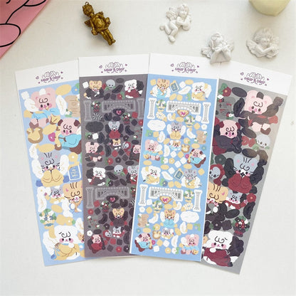 Korean Ins Cute Cartoon Angel Devil Sticker