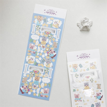 Korean Ins Cute Cartoon Angel Devil Sticker
