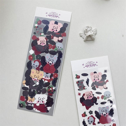 Korean Ins Cute Cartoon Angel Devil Sticker