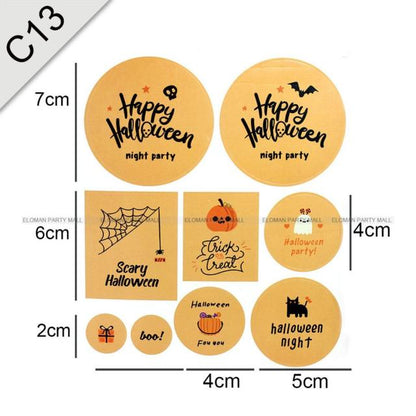 Horror Funny Pumpkin Pack DIY Stickers