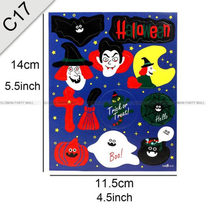 Horror Funny Pumpkin Pack DIY Stickers
