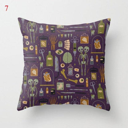 Anime Ghost Skull Cushion Cover For Halloween