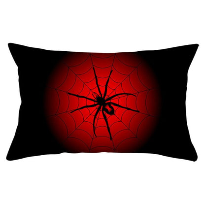 Decorative Halloween Pumpkin Wreath Cushion Cover