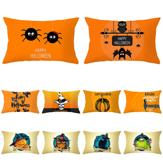 Cartoon Animals Letters Printed Pillowcase