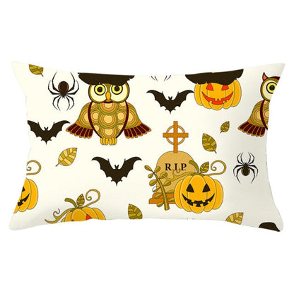 Cartoon Animals Letters Printed Pillowcase