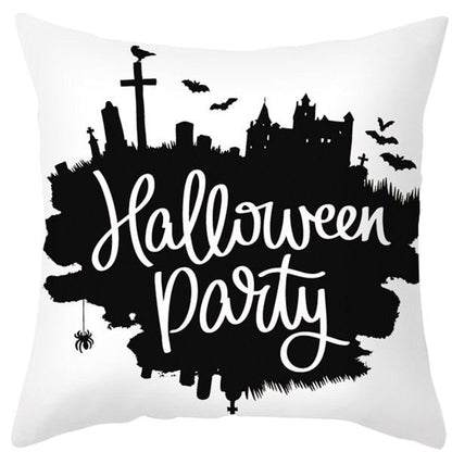 Pumpkin Printed Anime Decorative Pillow Case