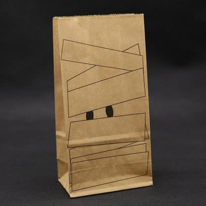 Kraft Paper Halloween Snacks Bag