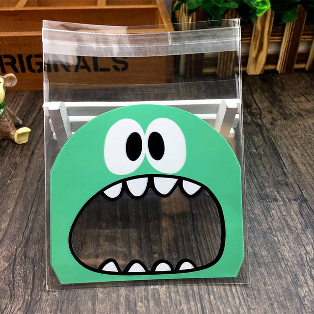 Cute Big Teeth Plastic Bags