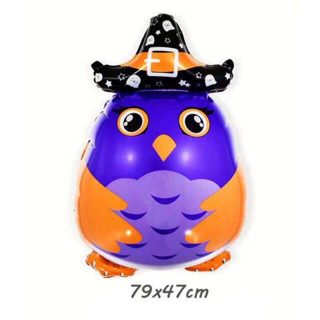 Cute Animal Aluminum Balloons For Halloween Decoration