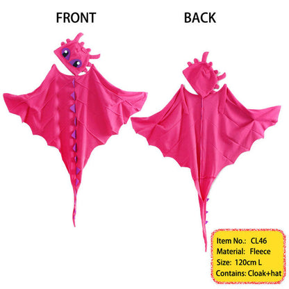 Dragon Cloak With Hat Halloween Costumes