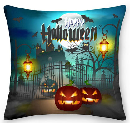 Happy Halloween Printed Pillowcase Set