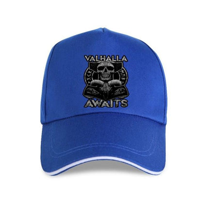 Valhalla Awaits Horror Skull Printed Cap
