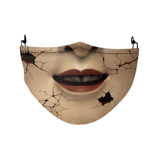 Scary Reusable Washable Mask