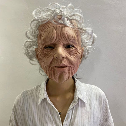 Scary Old Man Latex Mask For Halloween