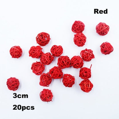 Halloween Decoration Rattan Ball DIY Ornaments