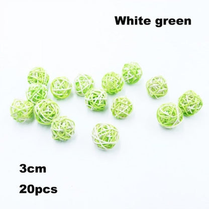 Halloween Decoration Rattan Ball DIY Ornaments