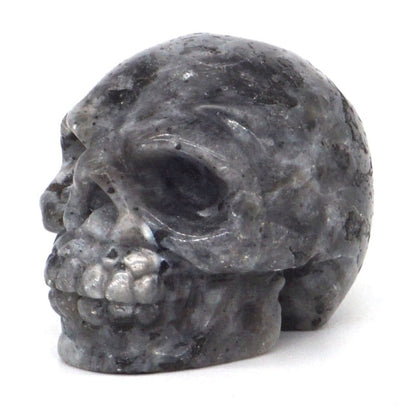 Natural Gemstone Skull Figurine