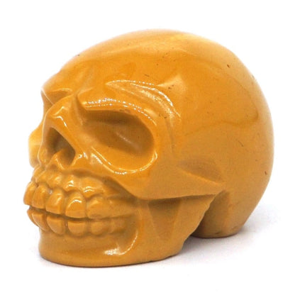 Natural Gemstone Skull Figurine