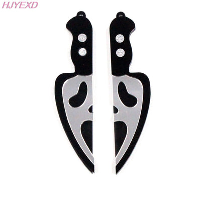 Earrings Acrylic Knife Ghost Skull For Dangle Earrings