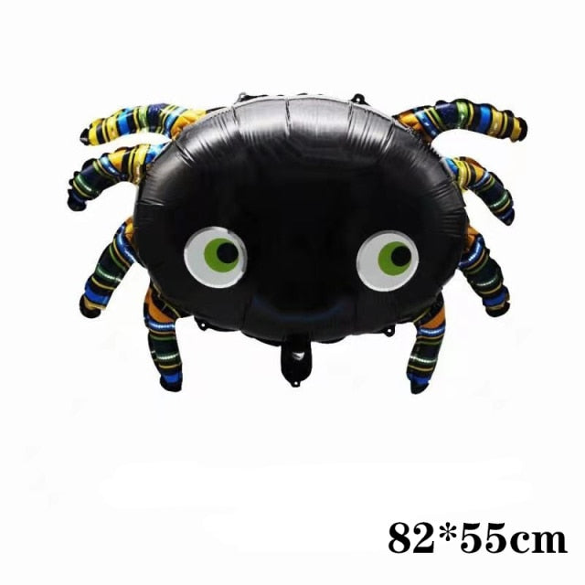 Pumpkin Ghost Balloons Halloween Decorations Spider