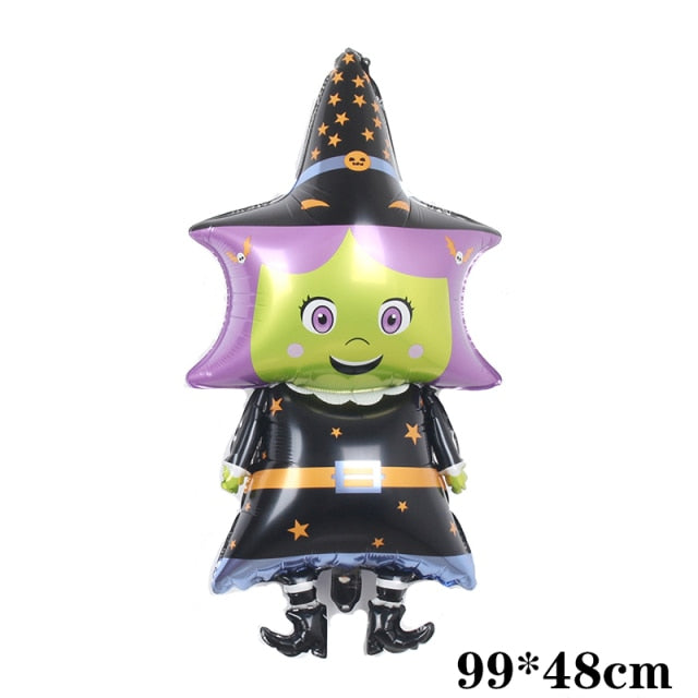 Pumpkin Ghost Balloons Halloween Decorations Spider