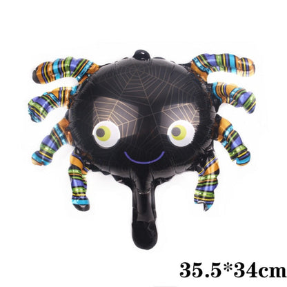 Pumpkin Ghost Balloons Halloween Decorations Spider