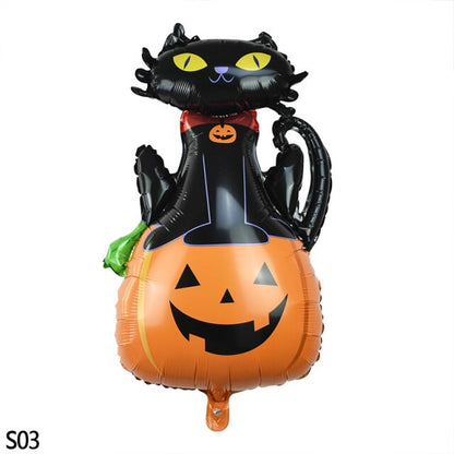 Halloween Cartoon Printed Foil Balloon Set