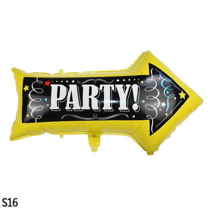 Halloween Cartoon Printed Foil Balloon Set
