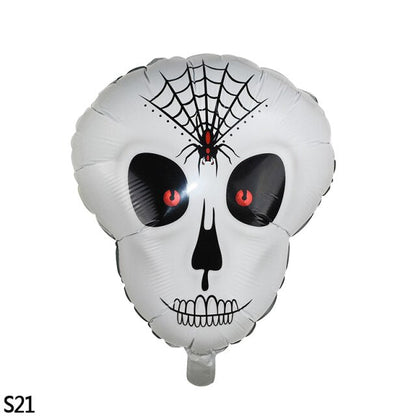 Halloween Cartoon Printed Foil Balloon Set